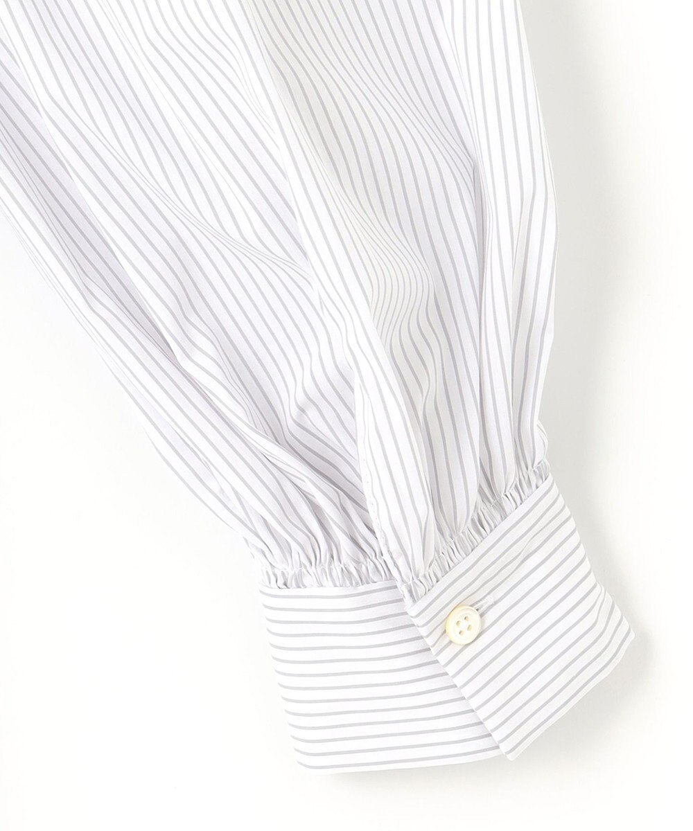 自由区 【洗える】シャーリング ブラウス 