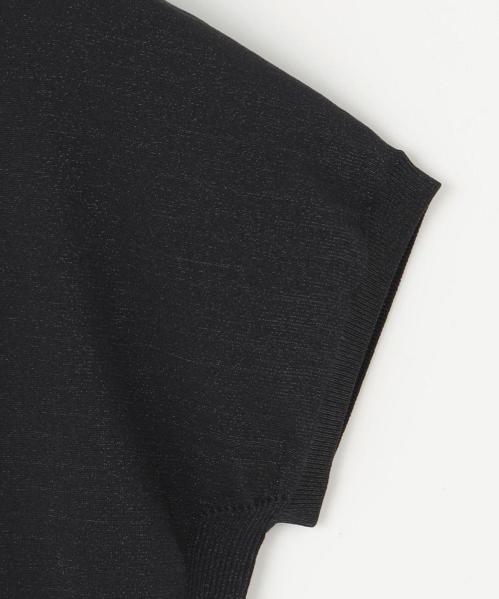 23区 L 【洗える】レーヨンポリエステルストレッチ プルオーバー ラメニット 