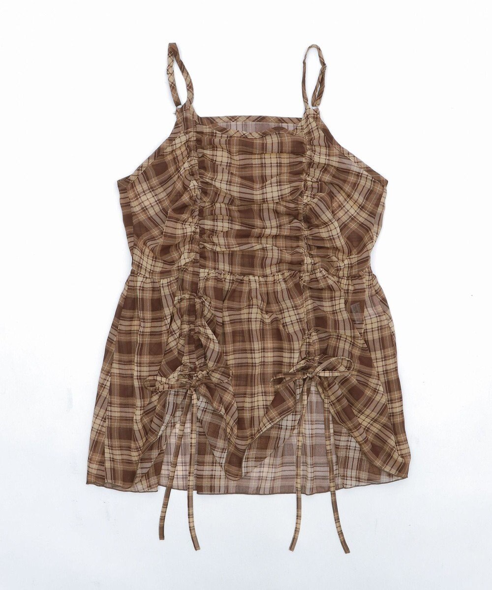 WEGO ドロストデザインキャミワンピース 