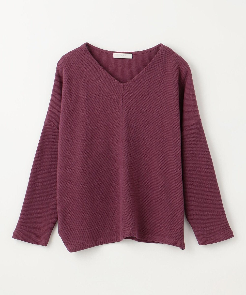 ANY 【洗濯機可能】Vネックニットソー 