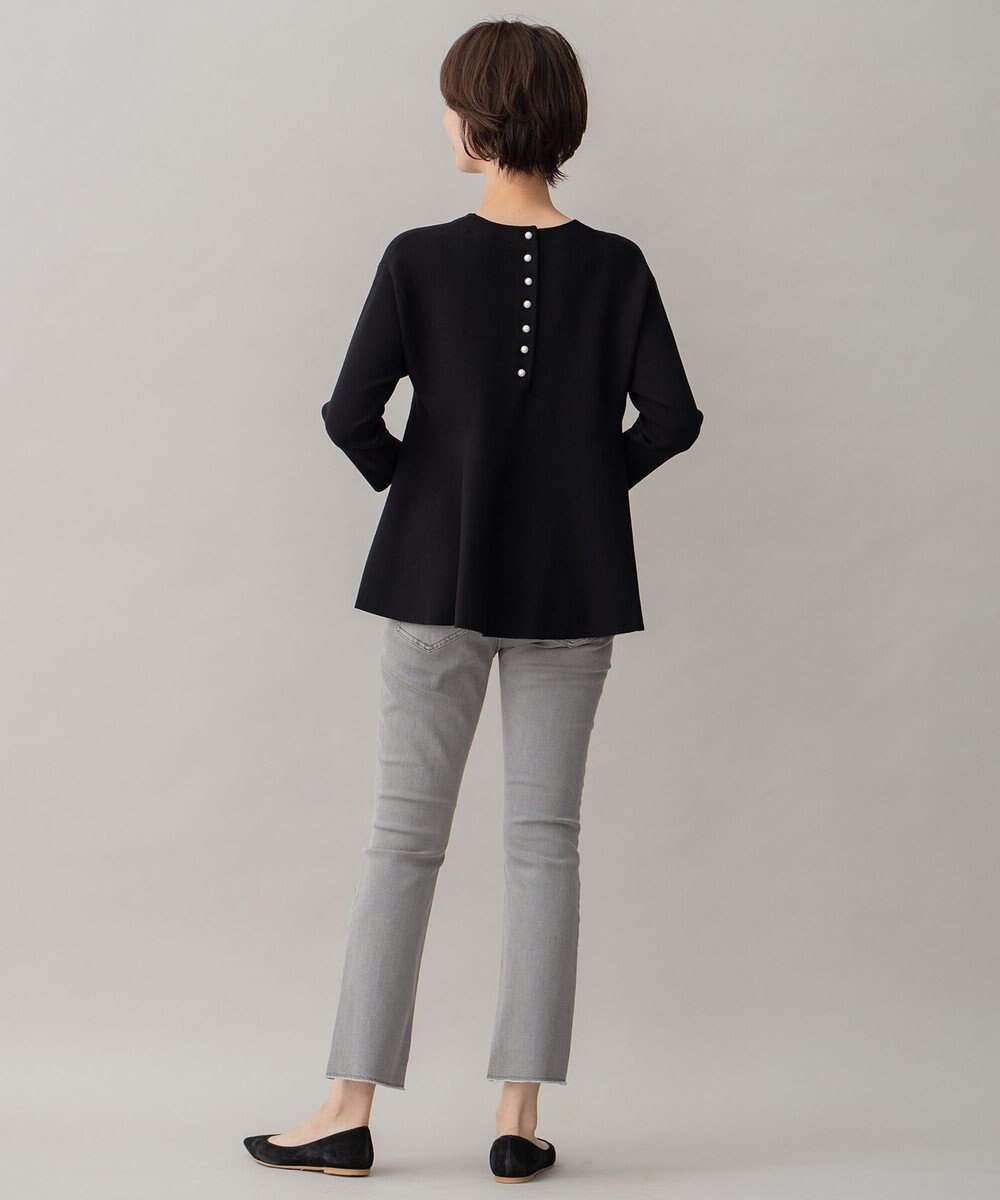 自由区 【XSサイズ～/洗える】365DENIM アンクルフレア パンツ 