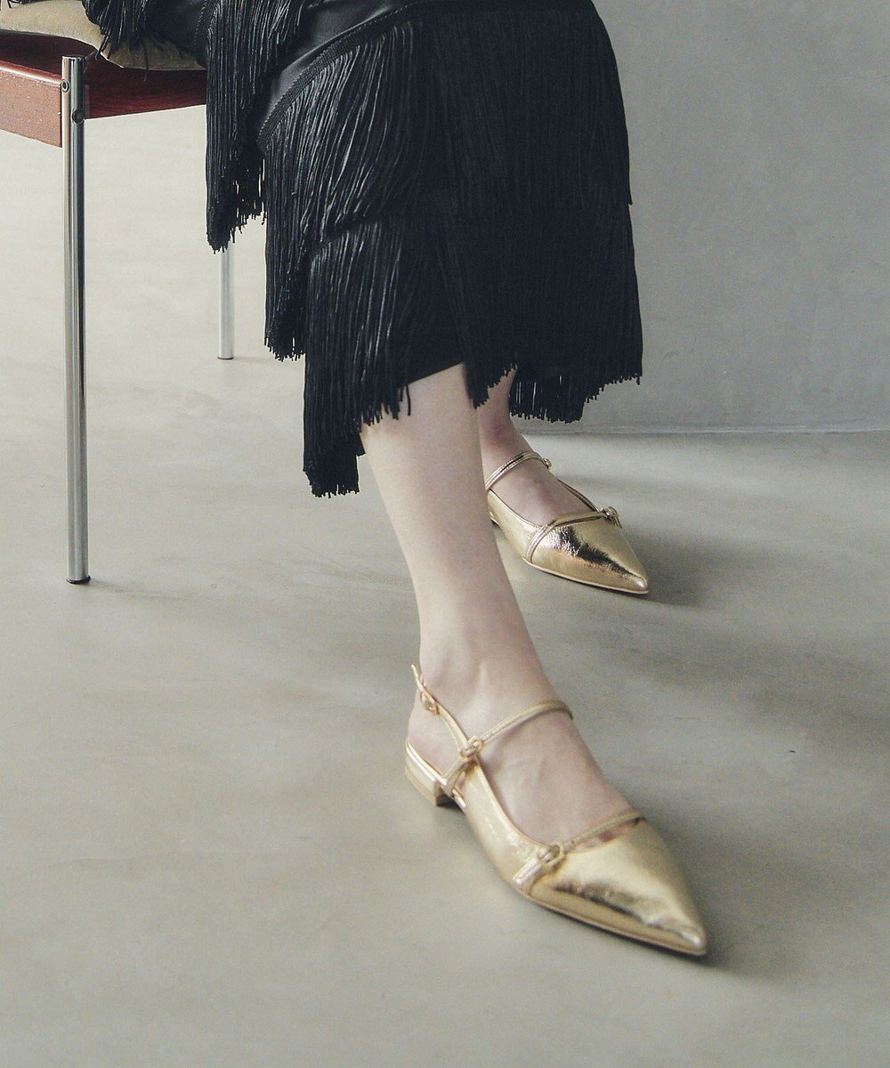 YECCA VECCA バックストラップメリージェーンパンプス 