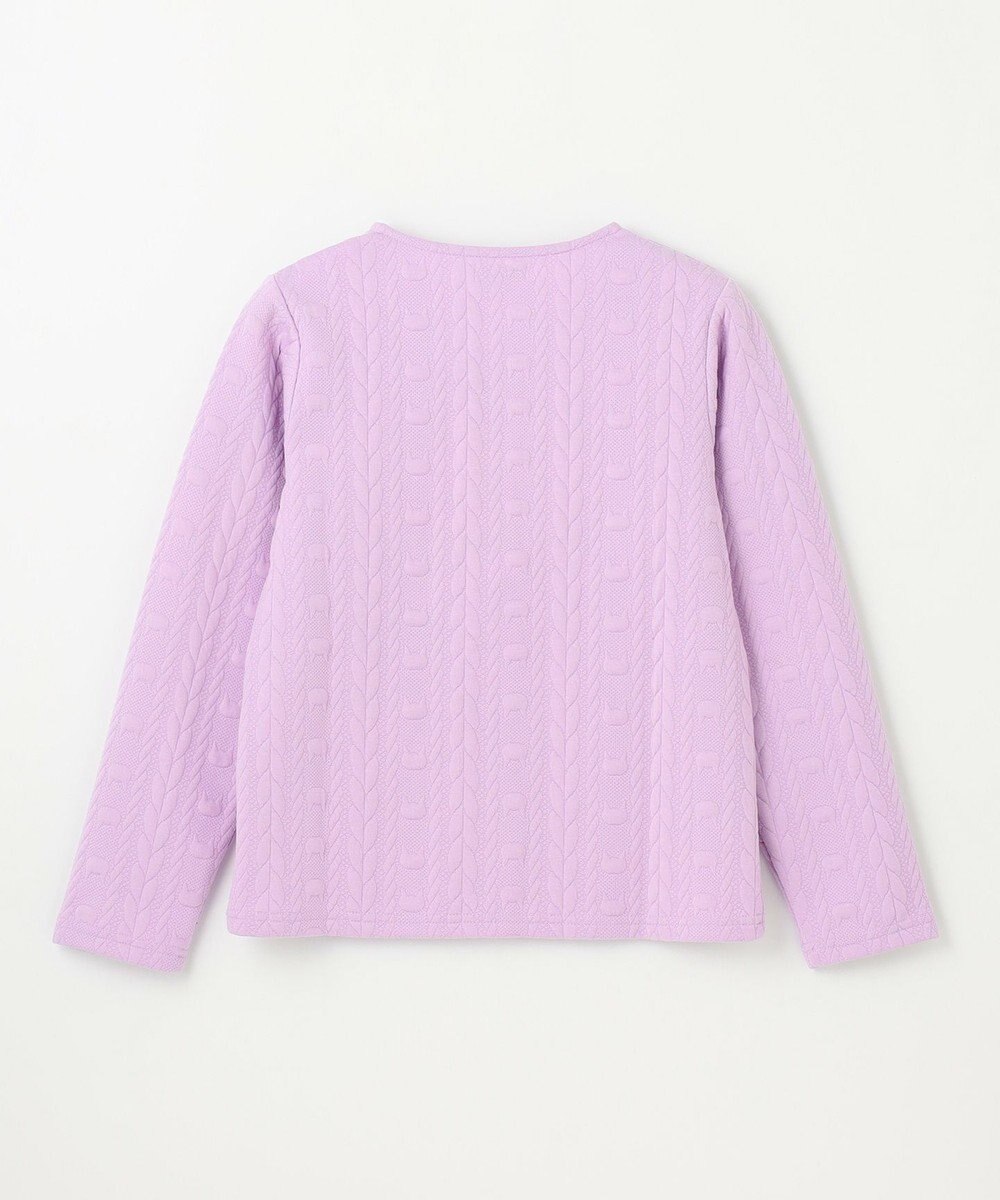 ANY KIDS ふくれジャガードカーディガン 