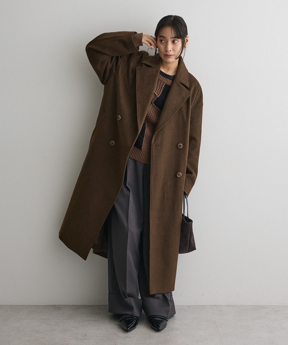 CRAFT STANDARD BOUTIQUE ウールライクロングコート 