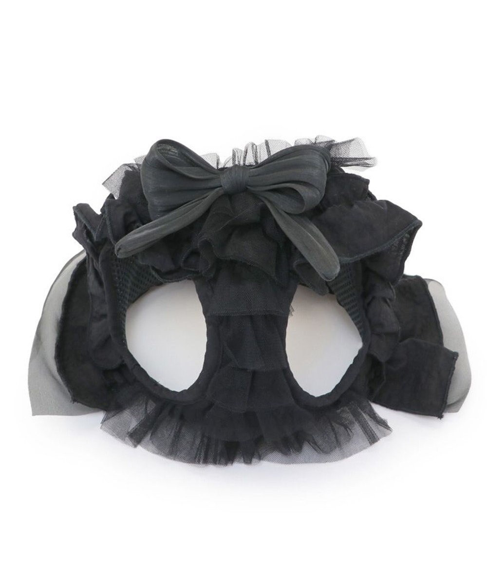 PET PARADISE cherircouture フリフリハーネス 《ブラック》 小型犬 Ｓ 