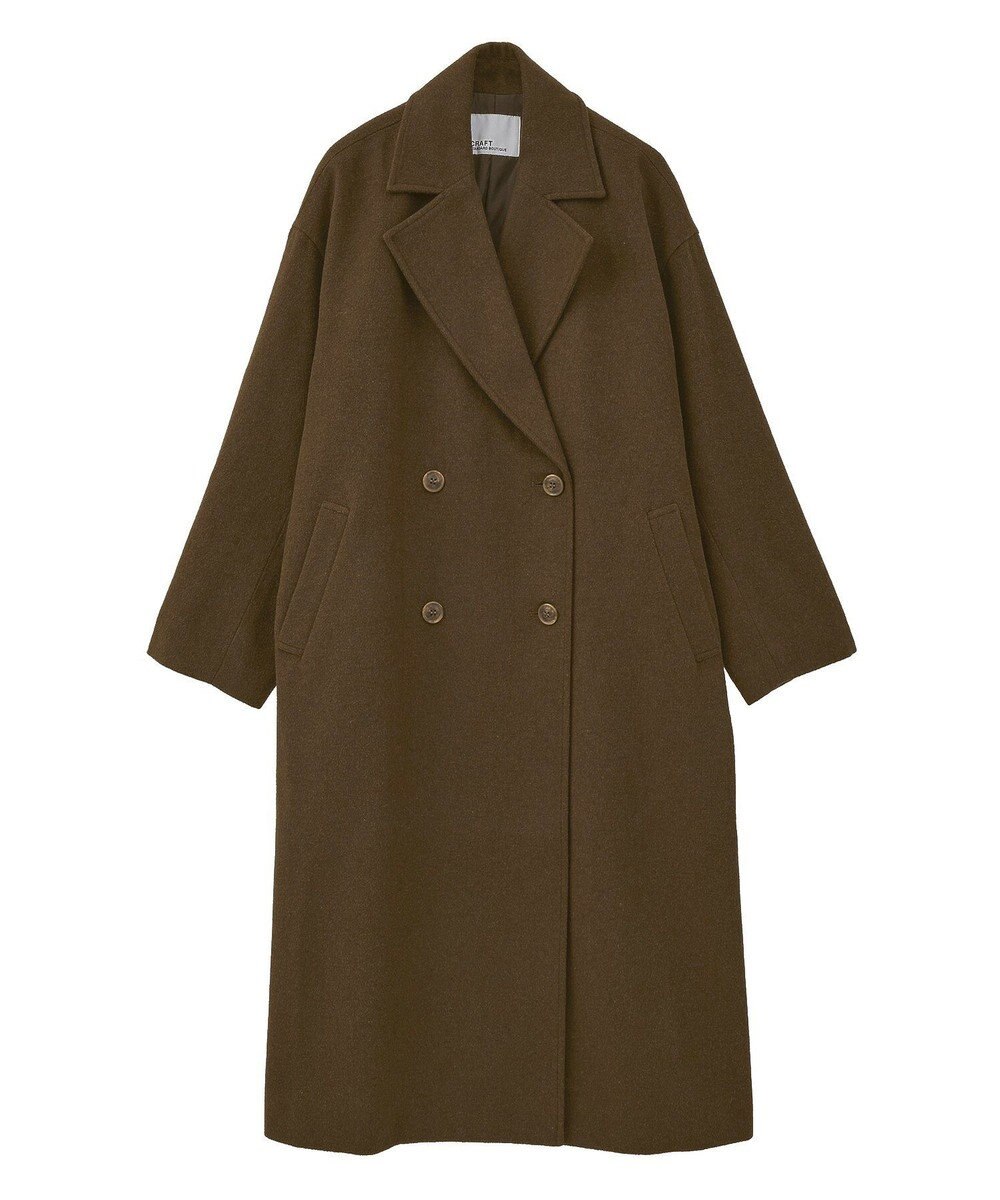 CRAFT STANDARD BOUTIQUE ウールライクロングコート 