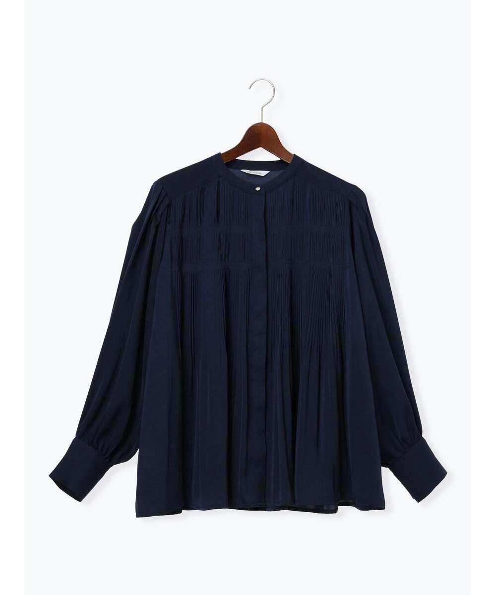 Te chichi プリーツサテンブラウス 