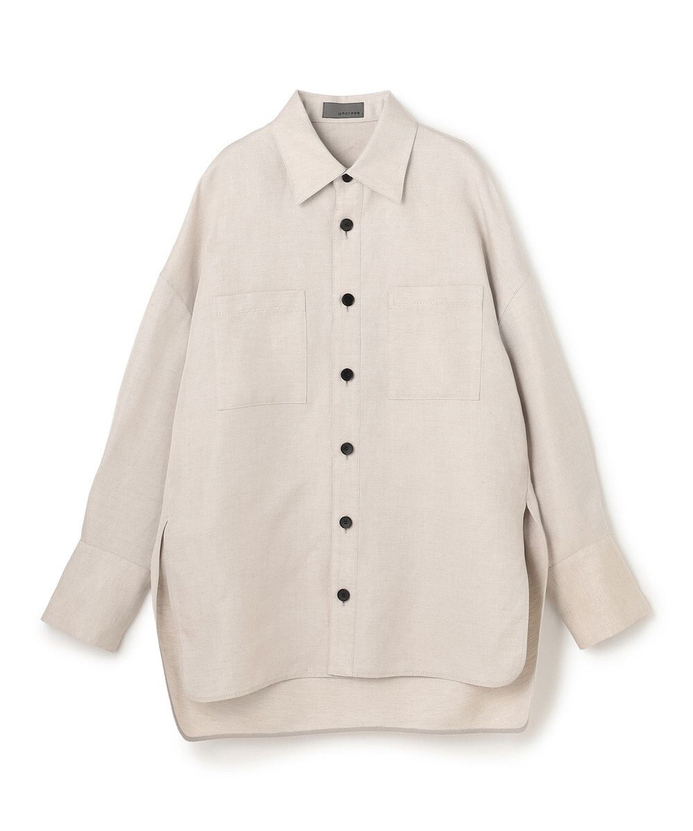 uncrave リヨセルライトリネン BIGシャツ 