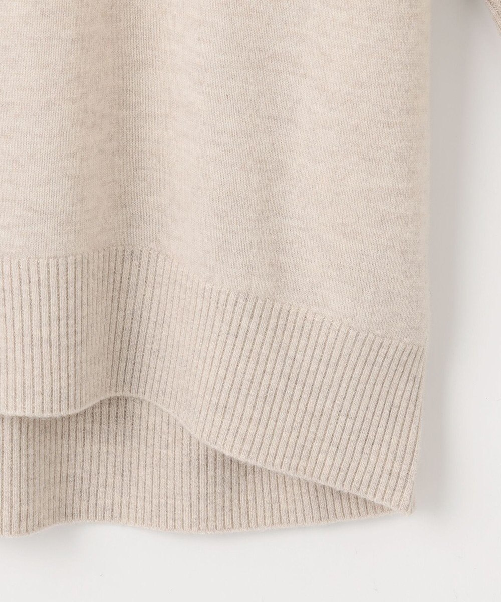 J.PRESS LADIES S 【洗える】SOFT TOUCH WOOL リブ切り替え ニット 