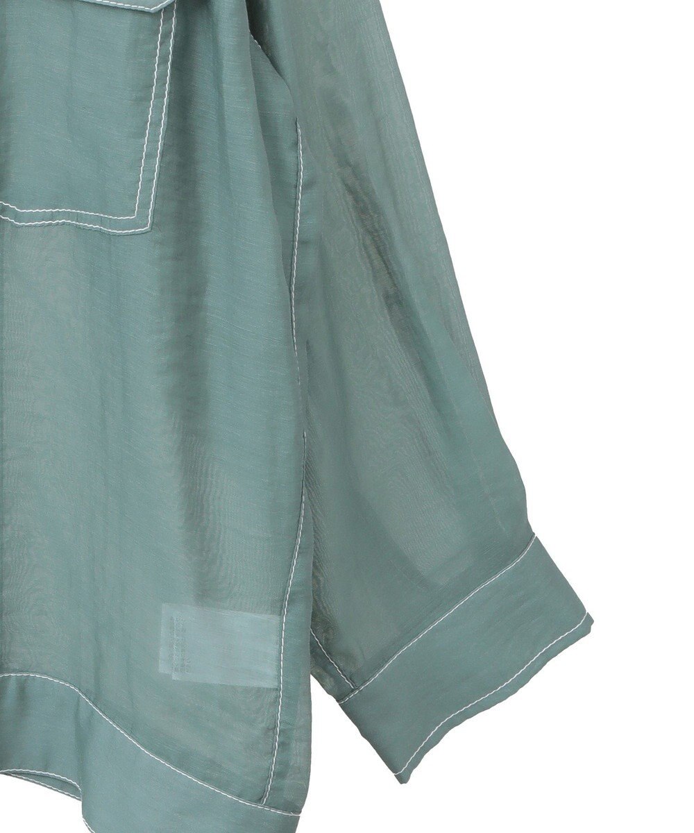 Green Parks ・ＥＬＥＮＣＡＲＥ　ＤＵＥ　カラーステッチシアーＧジャン 