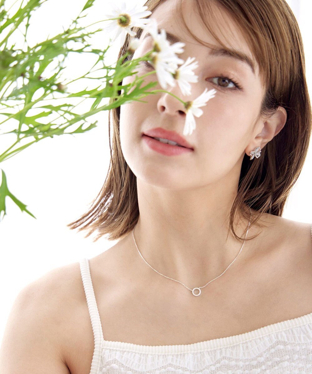 Tiaclasse 【安田美沙子さん着用】シルバータイニーネックレス 