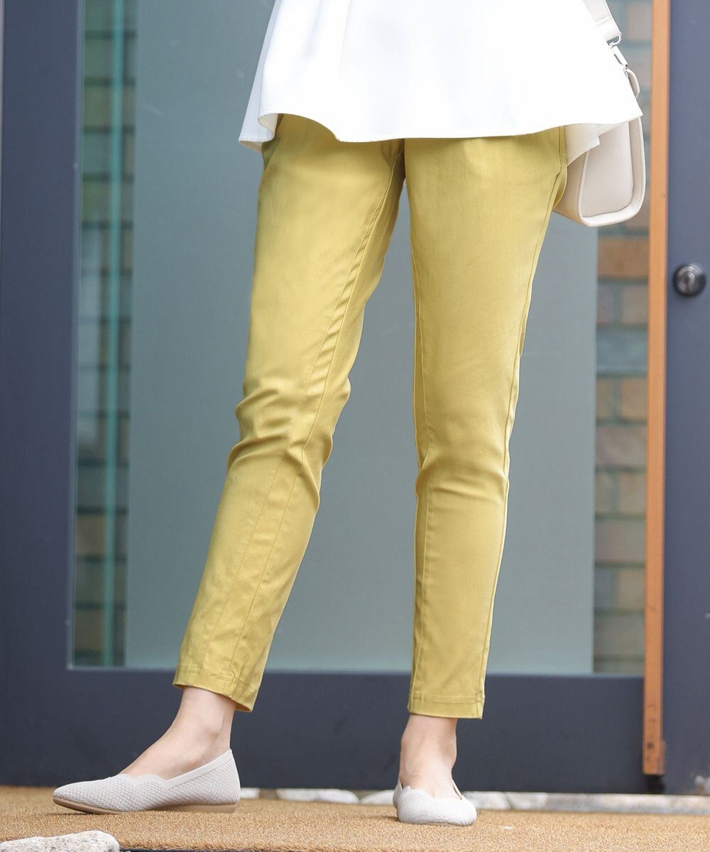 Tiaclasse 【接触冷感・洗える】はき痩せ美脚パンツ 