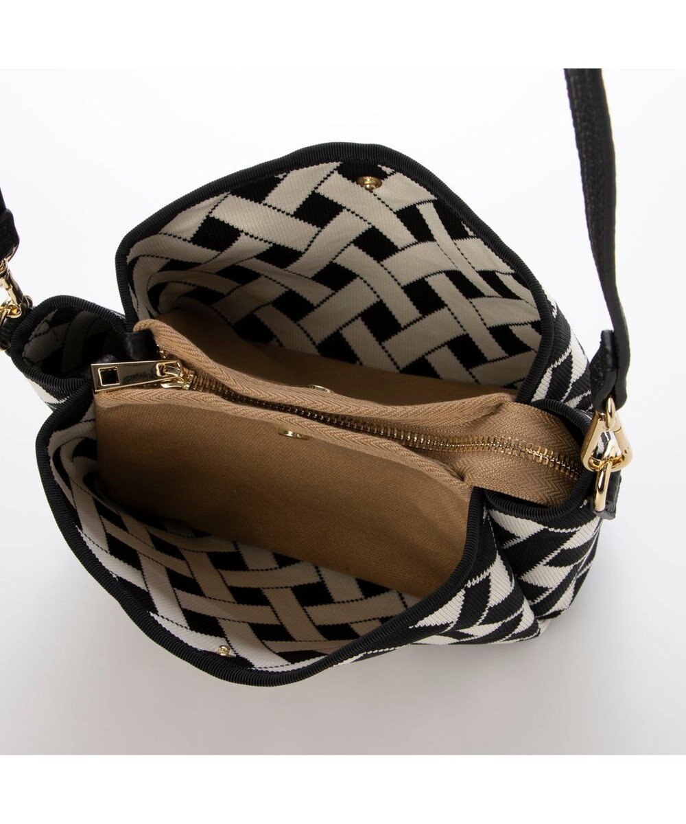 UNBILLION カシュカシュ cachecache / 柄アソートジャガード三つ口ショルダーバッグ 