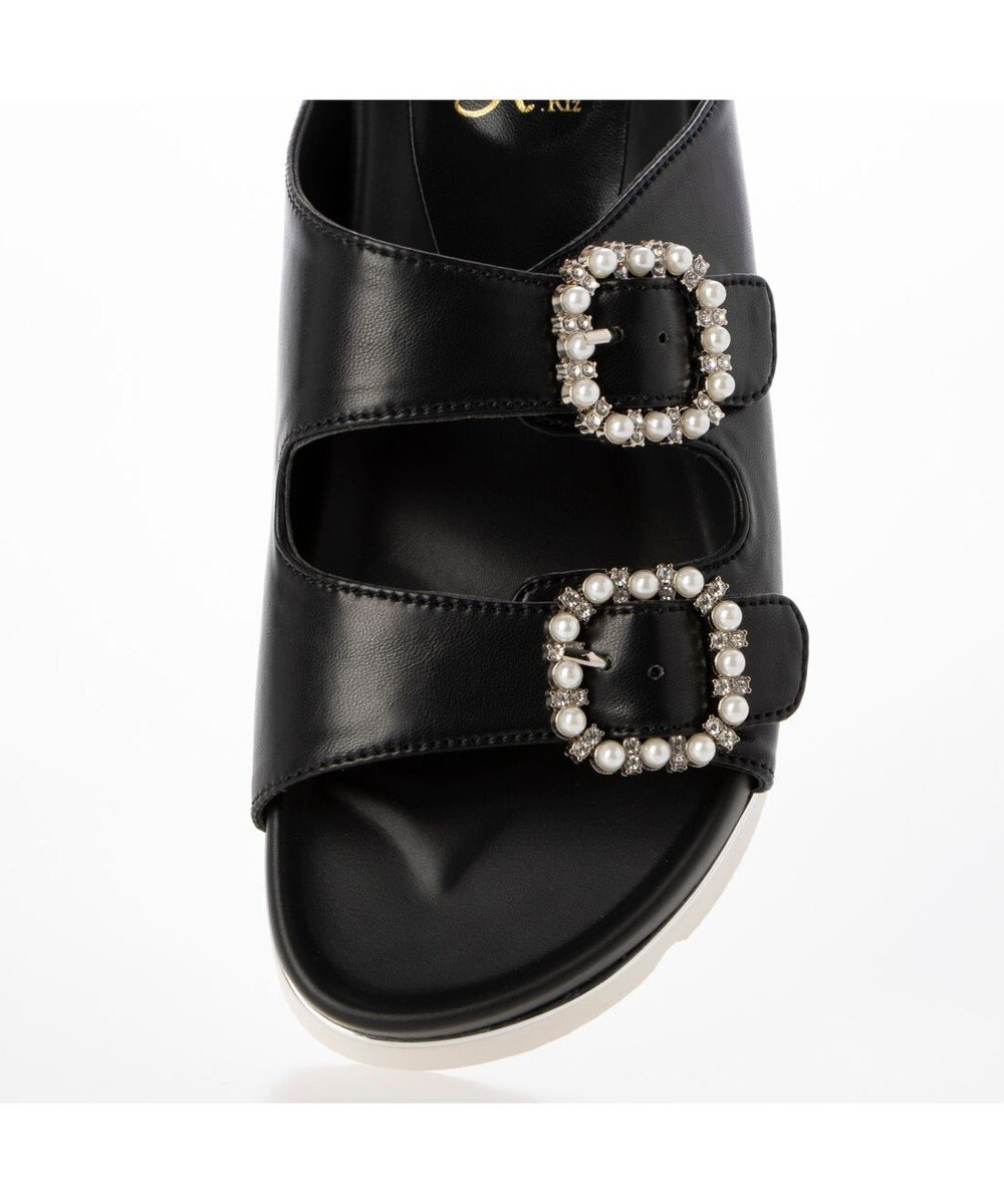 Riz raffinee <Riz raffinee>ビジューダブルベルトスポーツサンダル 