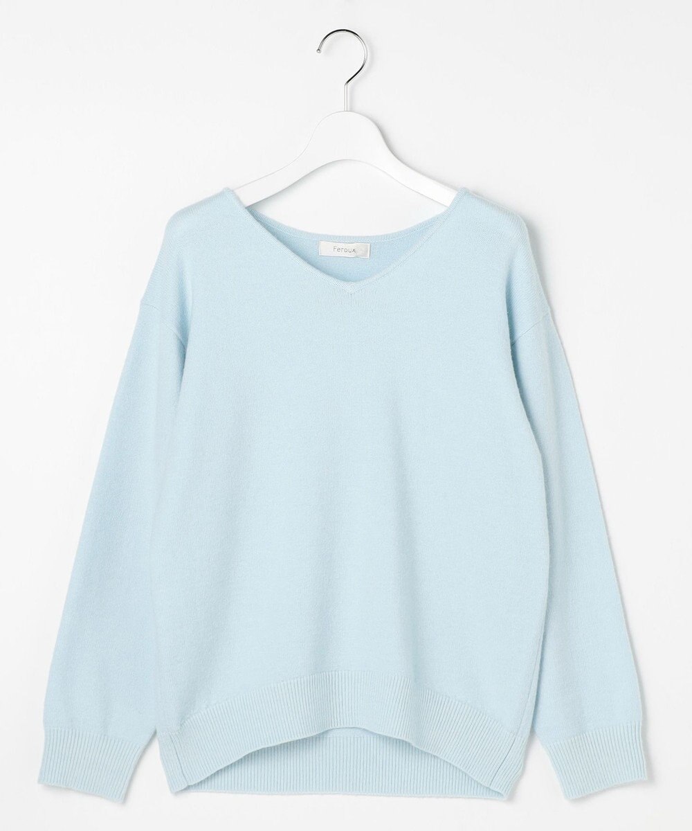 Feroux Vネックニットプルオーバー 