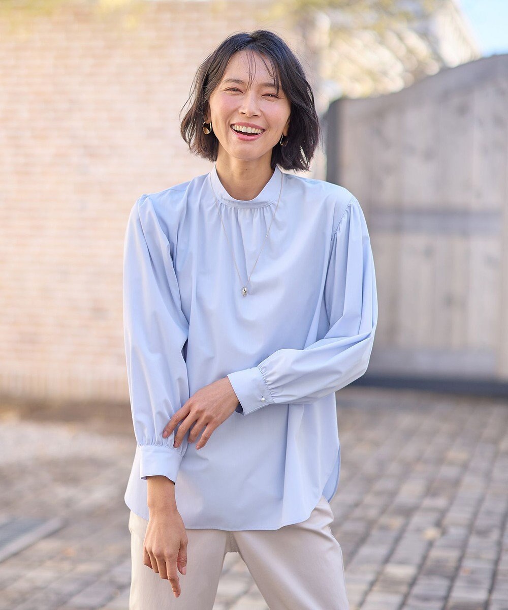 ANY 【UVカット/抗菌防臭/速乾】エニィファンクション スタンドカラーシャツ 