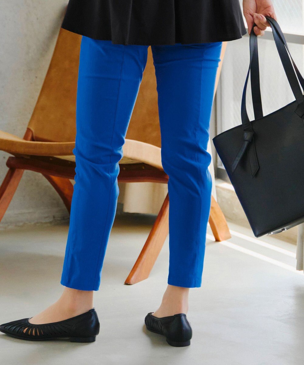 Tiaclasse 【接触冷感・洗える】はき痩せ美脚パンツ 