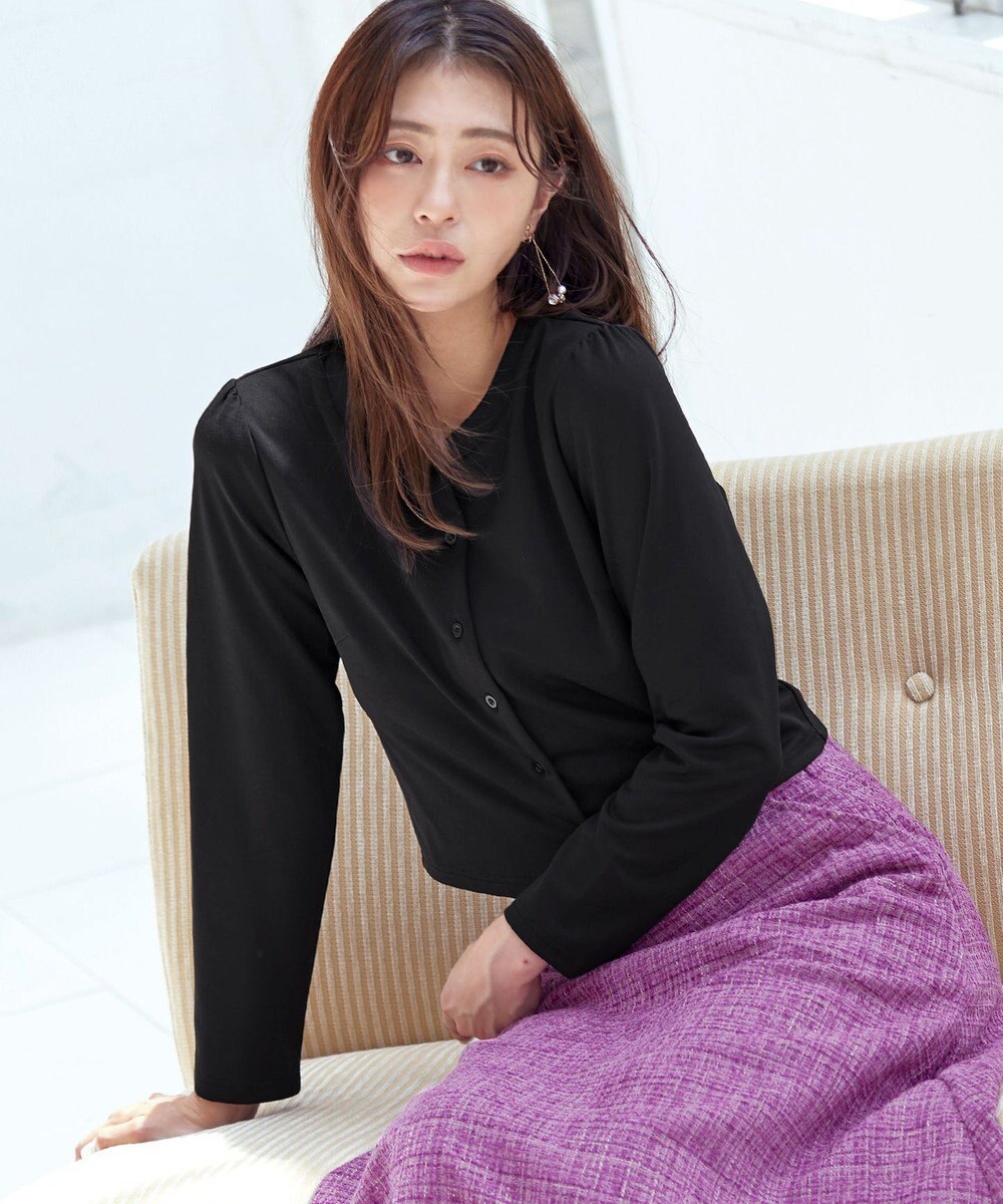 Tiaclasse 【洗える】前開きポンチボレロ 