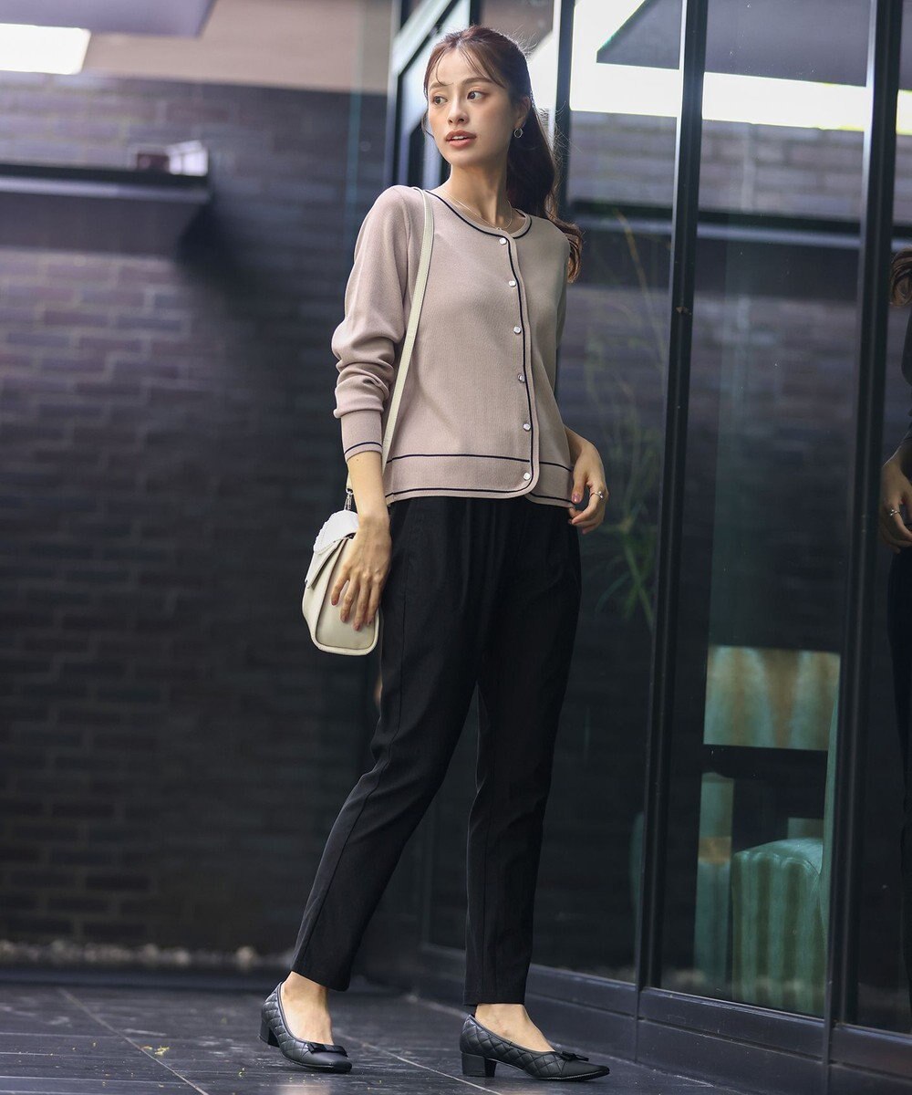 Tiaclasse 【接触冷感・洗える】はき痩せ美脚パンツ 