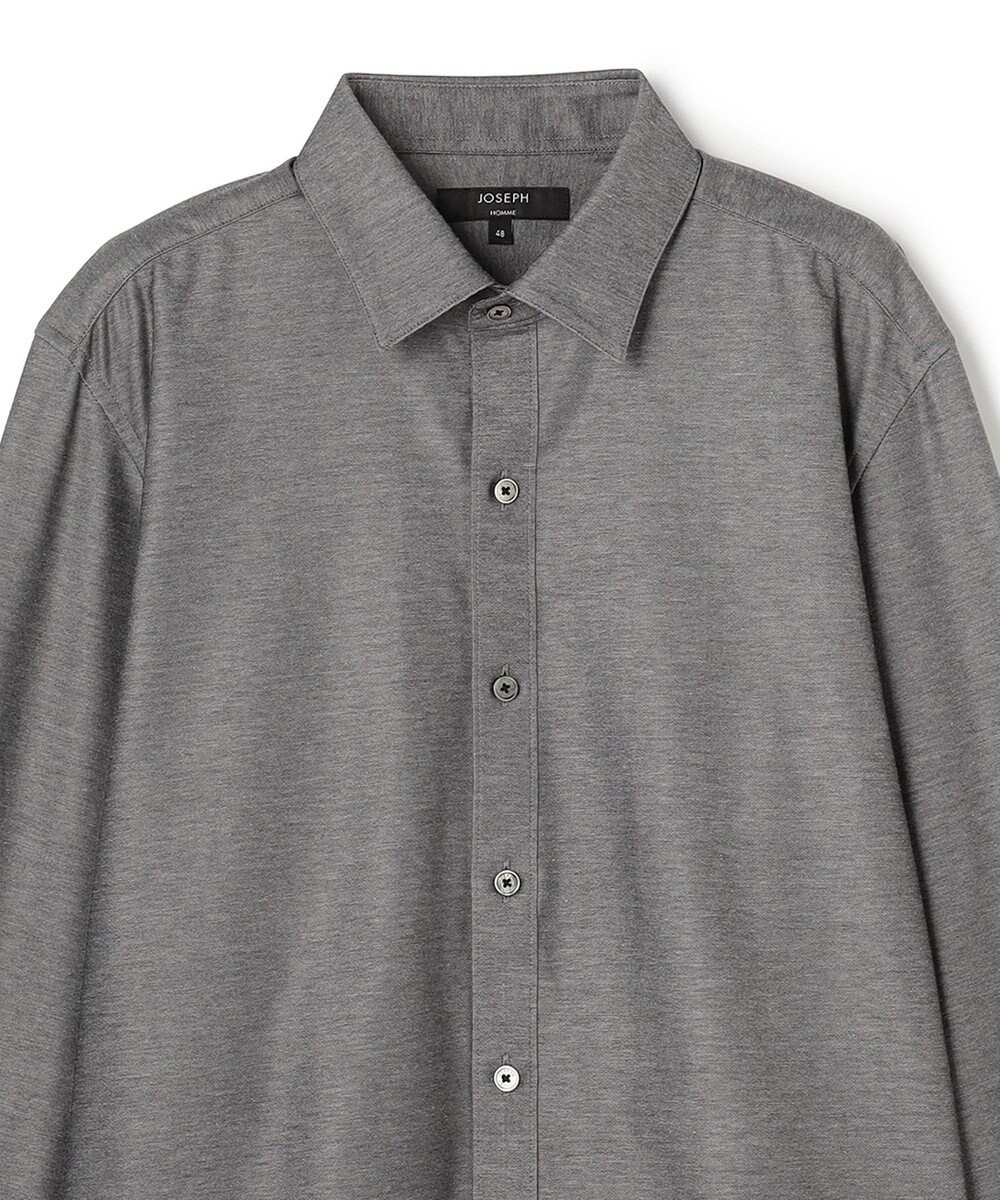 JOSEPH HOMME 新素材【ストレッチ】コンフォートクリアジャージー　長袖レギュラーカラーシャツ 