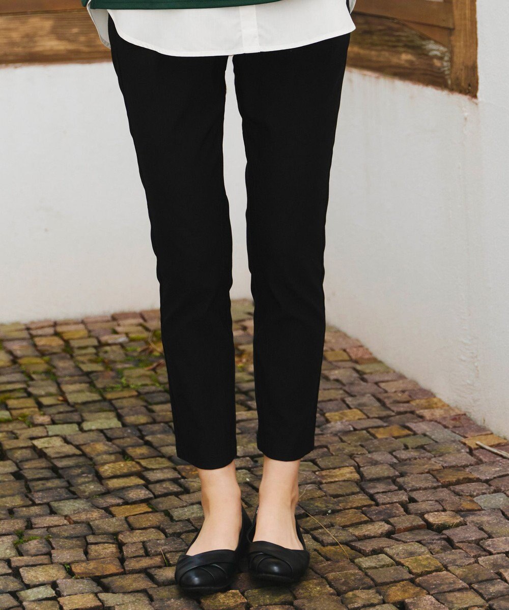 Tiaclasse 【接触冷感・洗える】はき痩せ美脚パンツ 