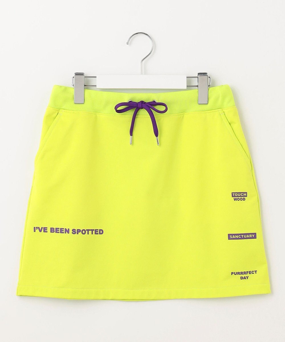 PW CIRCULUS 【WOMEN】【洗える/軽量】裏毛 ロゴ スカート ゴルフウェア レディース 