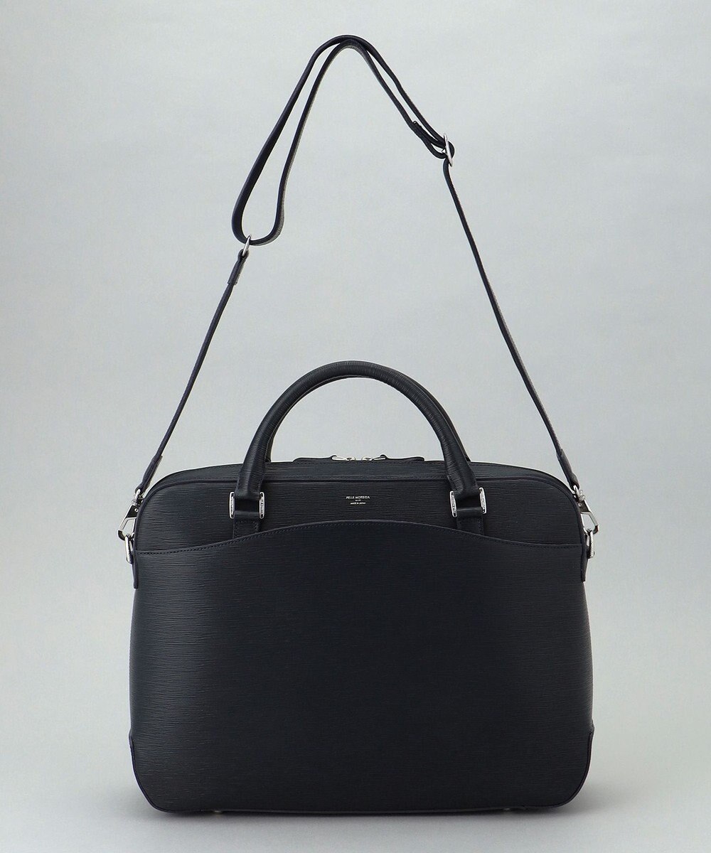 GOTAIRIKU 日本製【PELLE MORBIDA】型押しレザー ブリーフバッグ 