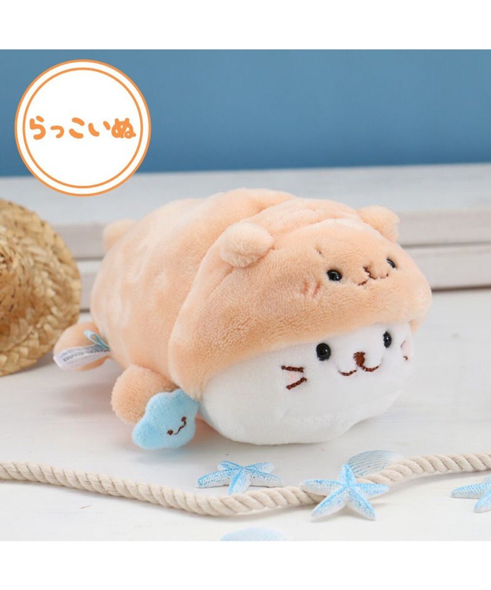 Mother garden しろたん ちびマスコット16ｃｍ 単品 《らっこいぬ / らむね / ゴマフアザラシ / サメ / カエル》 