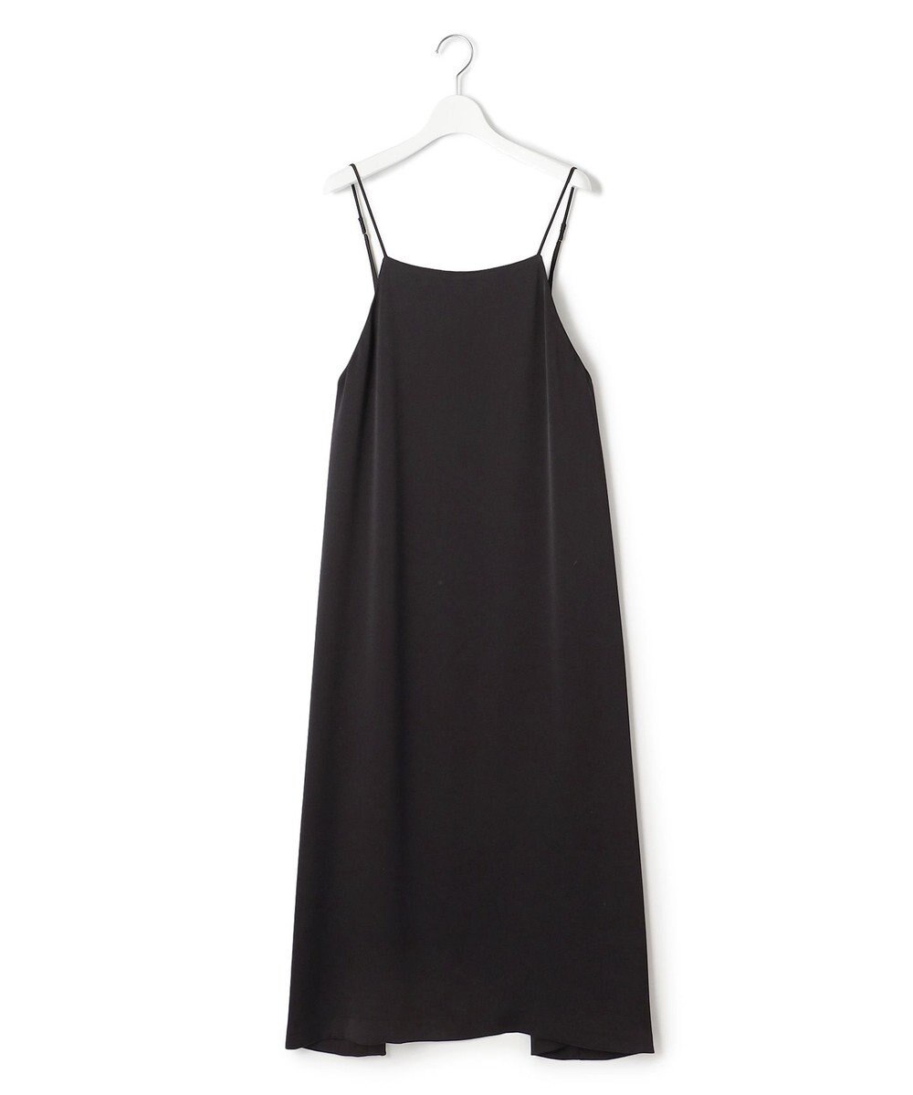 23区 S 【吸水速乾/防シワ/洗える】ジョーゼットサテン キャミソールワンピース 