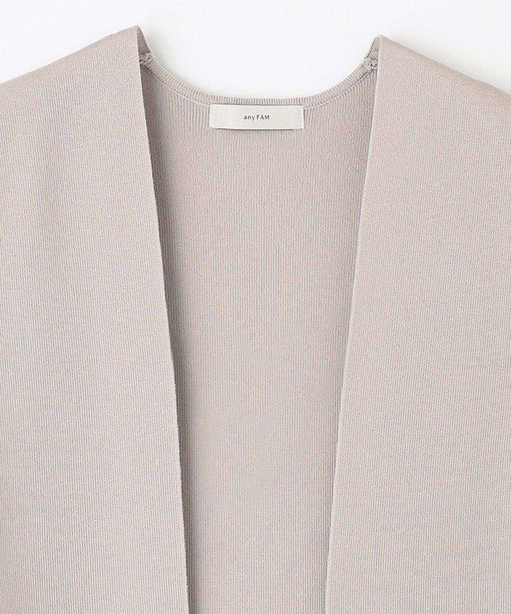 ANY L 【洗濯機可能】スタイルアップ ニットジレ 
