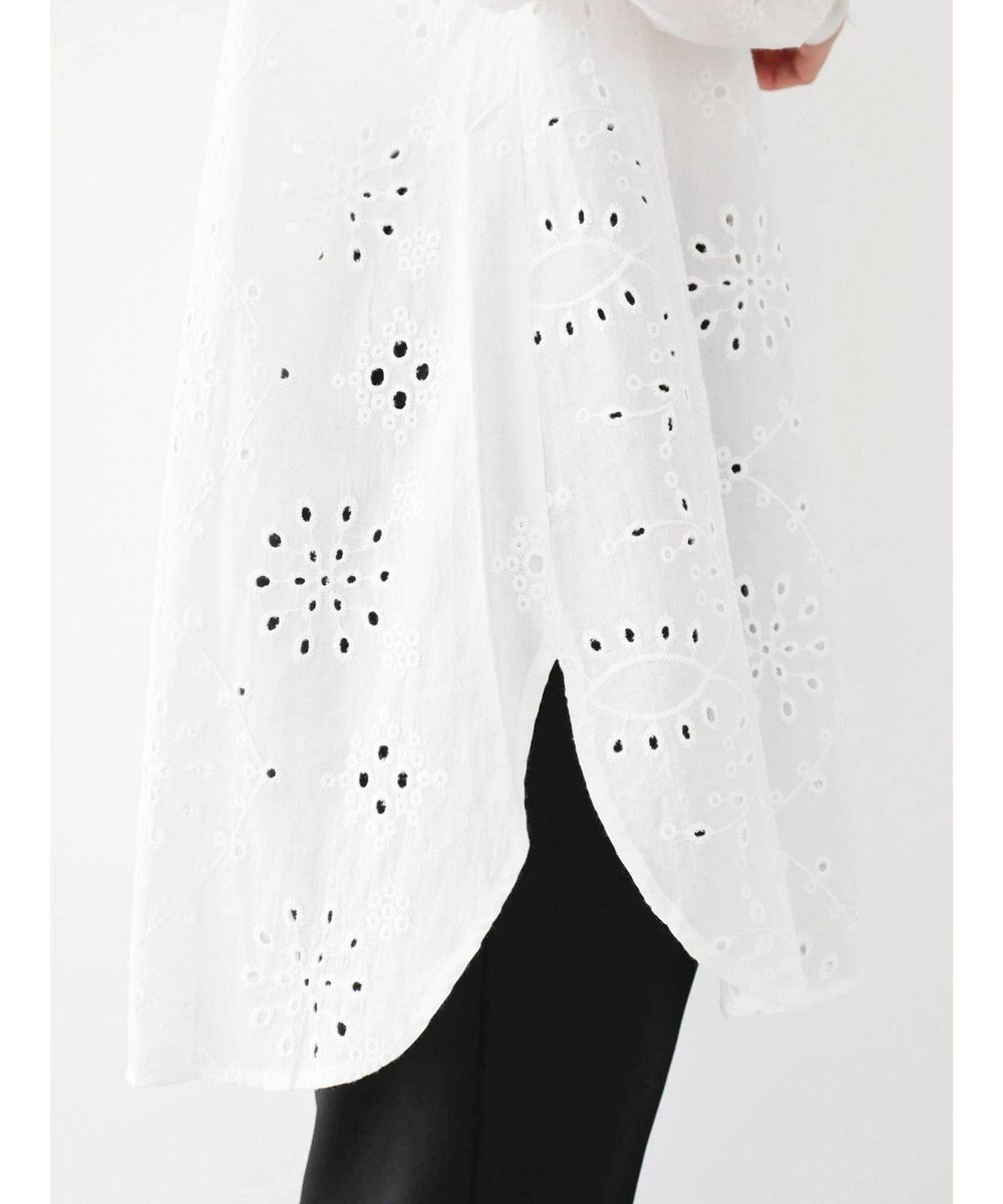 Green Parks ・ＳＵＧＡＲ　ＳＰＯＯＮ　刺繍レースシャツチュニック 