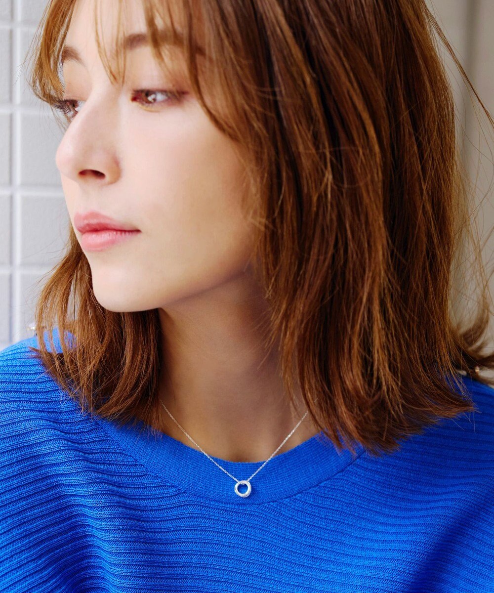 Tiaclasse 【安田美沙子さん着用】シルバータイニーネックレス 