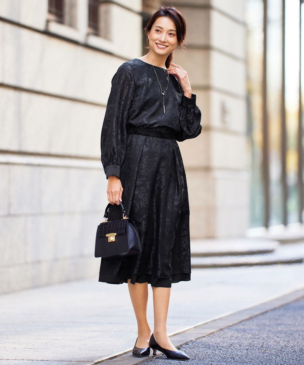 自由区 【セットアップ対応・リバーシブル・洗える】オパールプリント スカート 