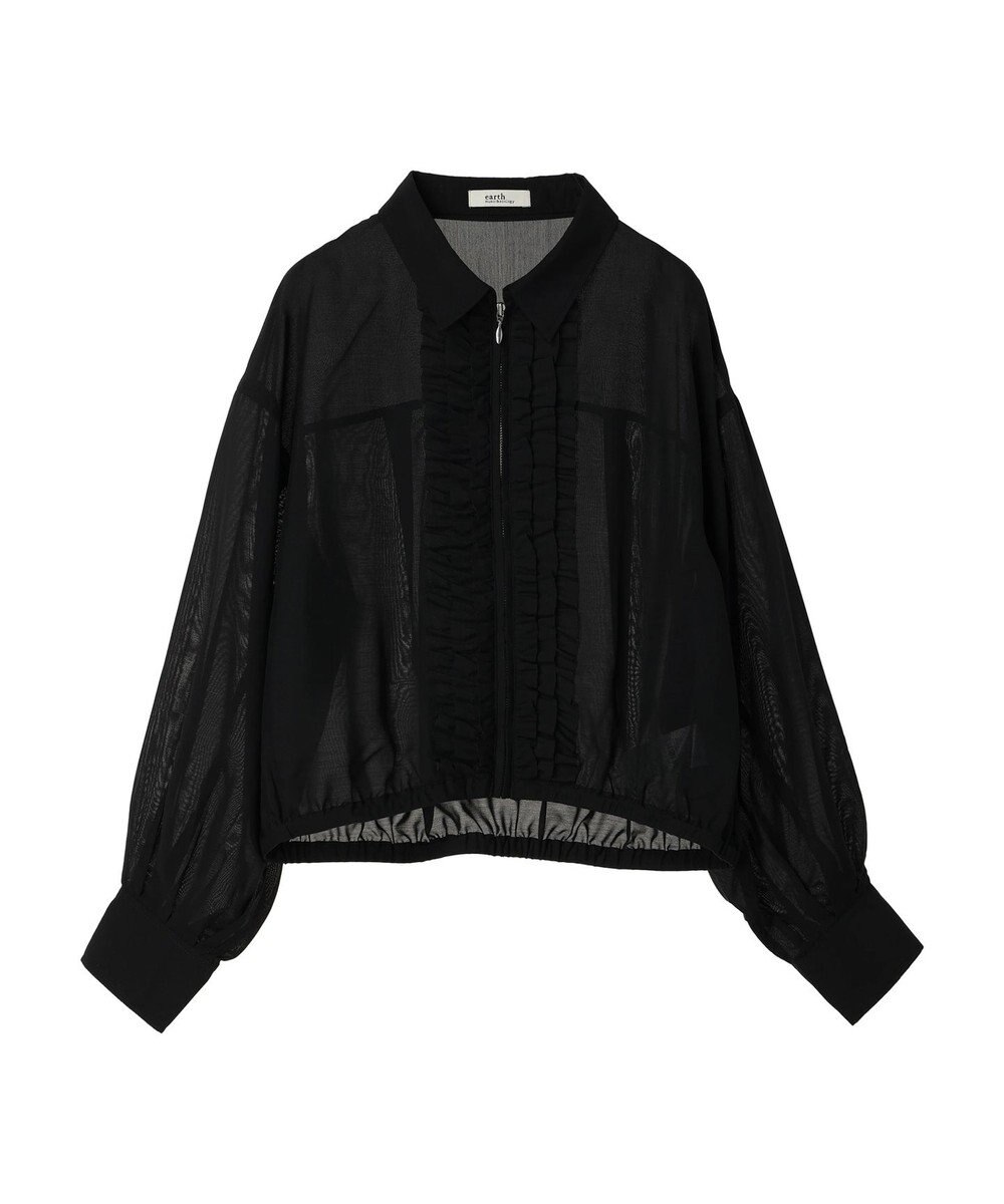 earth music&ecology フリルシャツ 