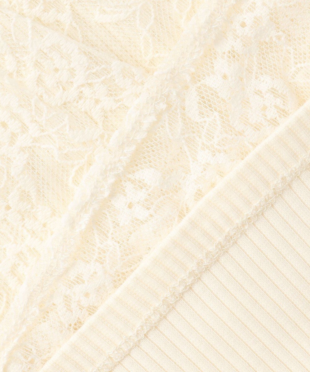 組曲 KIDS 【150-160㎝】スノウレースレイヤード トップス 