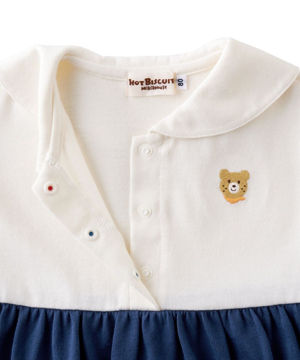MIKI HOUSE HOT BISCUITS セーラーカラー ワンピース セット【BOX付き】 