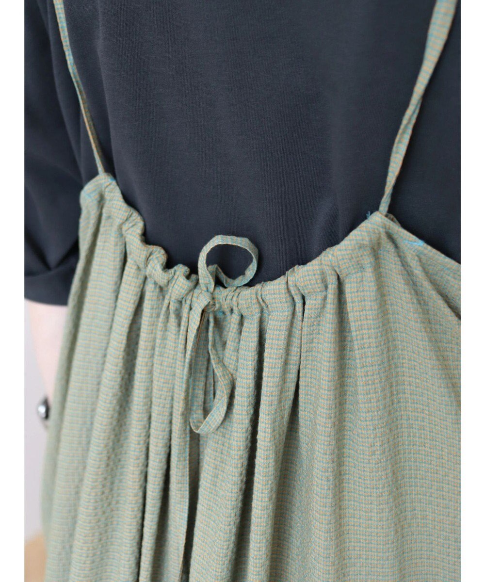 AMERICAN HOLIC ギンガムサッカーキャミワンピース 