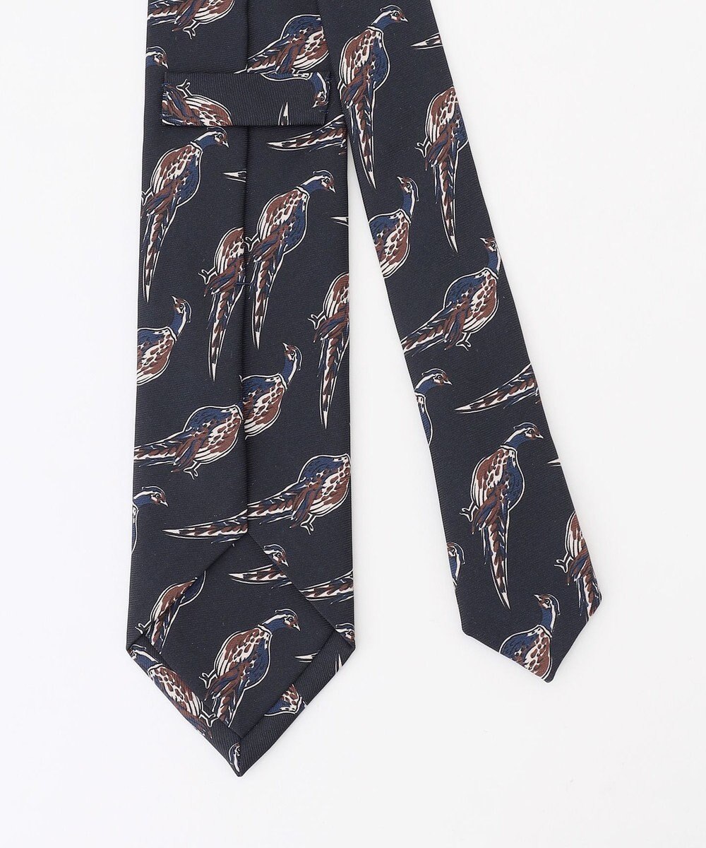 JOSEPH ABBOUD 【イタリア製・Holliday&Brown】バードプリント ネクタイ 