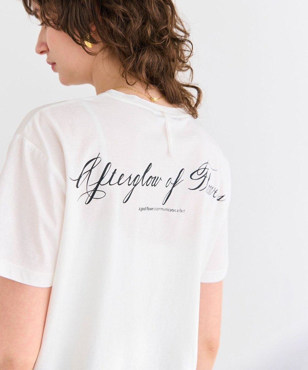 BEIGE， 【洗える】CAMPANULA / メッセージプリントTシャツ 