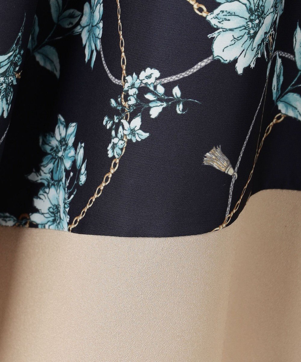 ANY SIS 【洗える】スカーフデザインプリント スカート 