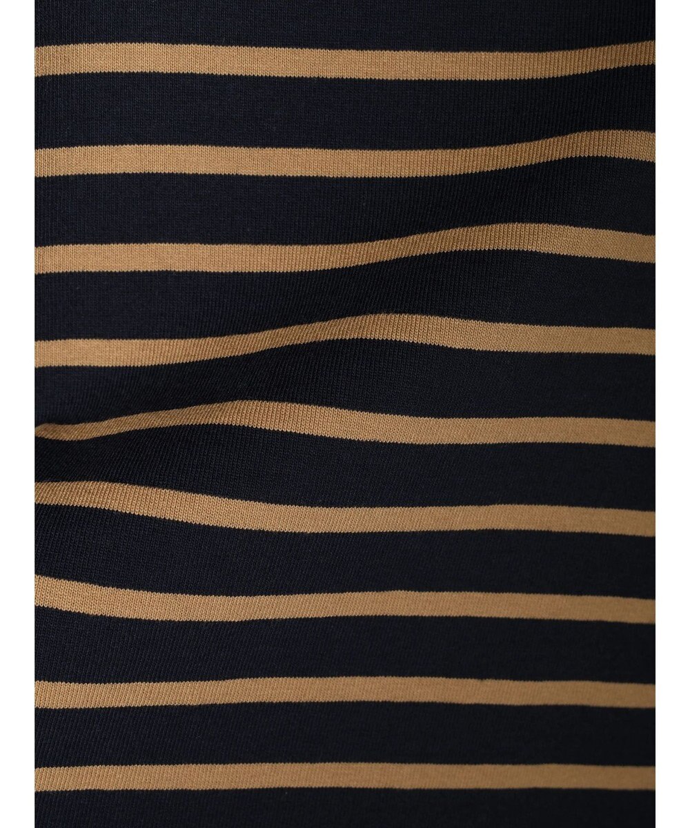 earth music&ecology スクエアボーダープルオーバー 