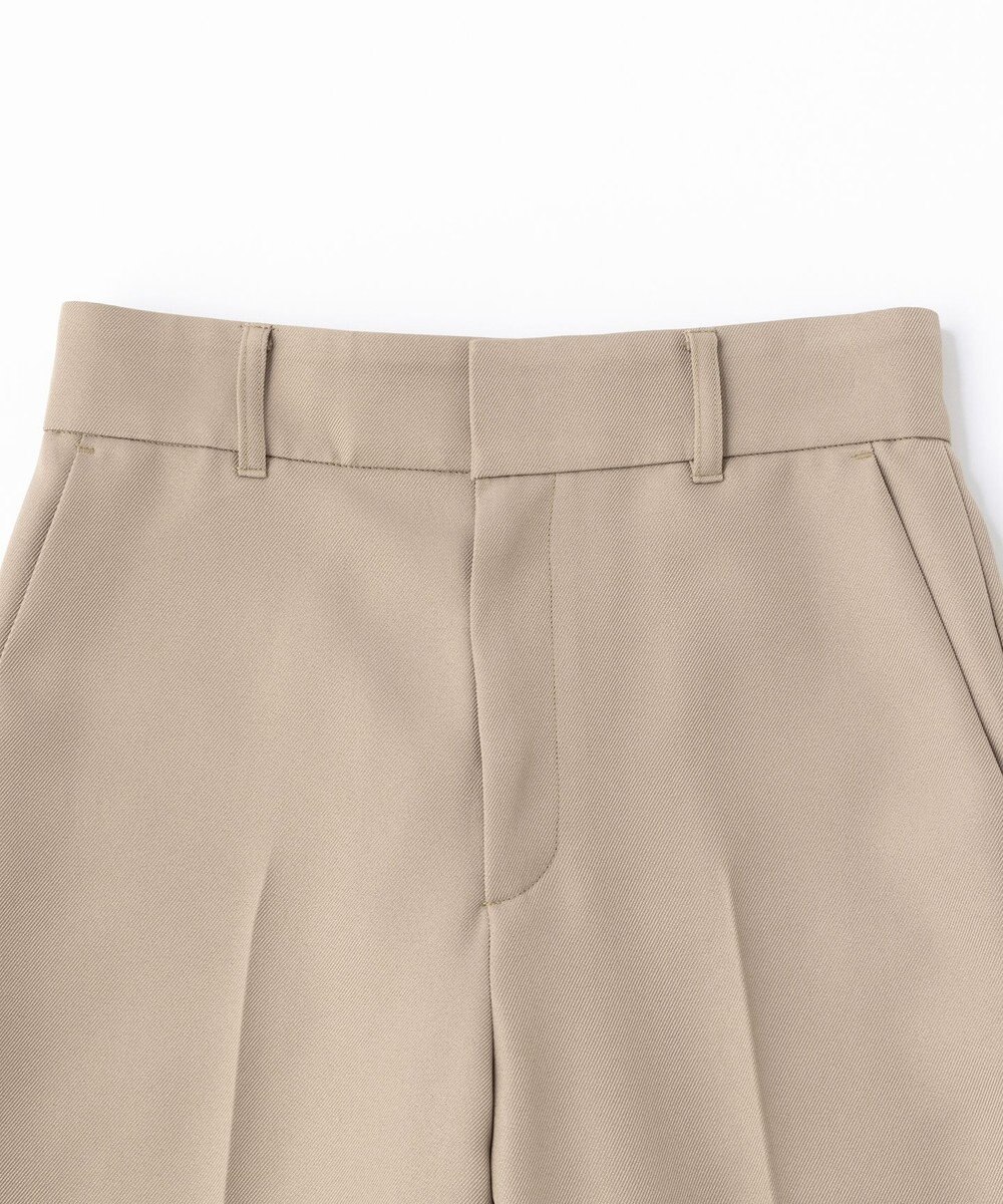 UNFILO ウールライクツイル ワイドパンツ 