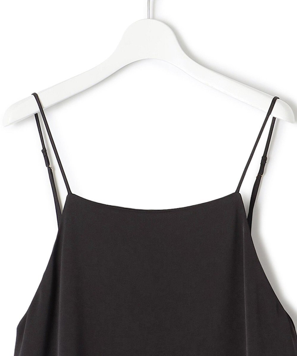 23区 S 【吸水速乾/防シワ/洗える】ジョーゼットサテン キャミソールワンピース 