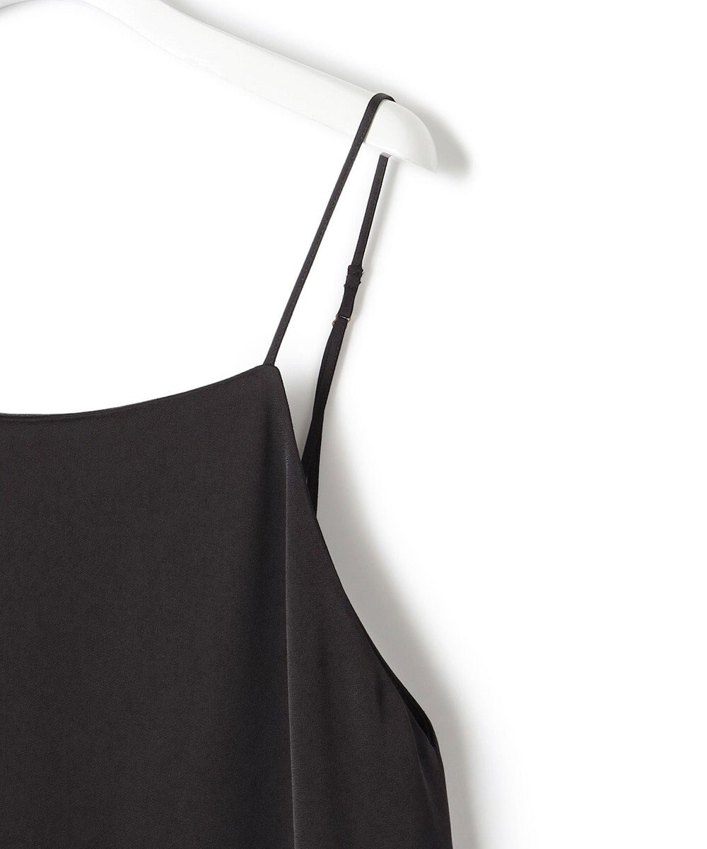 23区 S 【吸水速乾/防シワ/洗える】ジョーゼットサテン キャミソールワンピース 