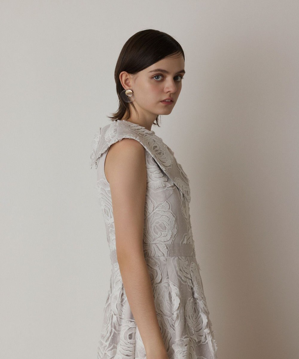 GRACE CONTINENTAL ローズ刺繍ワンピース 