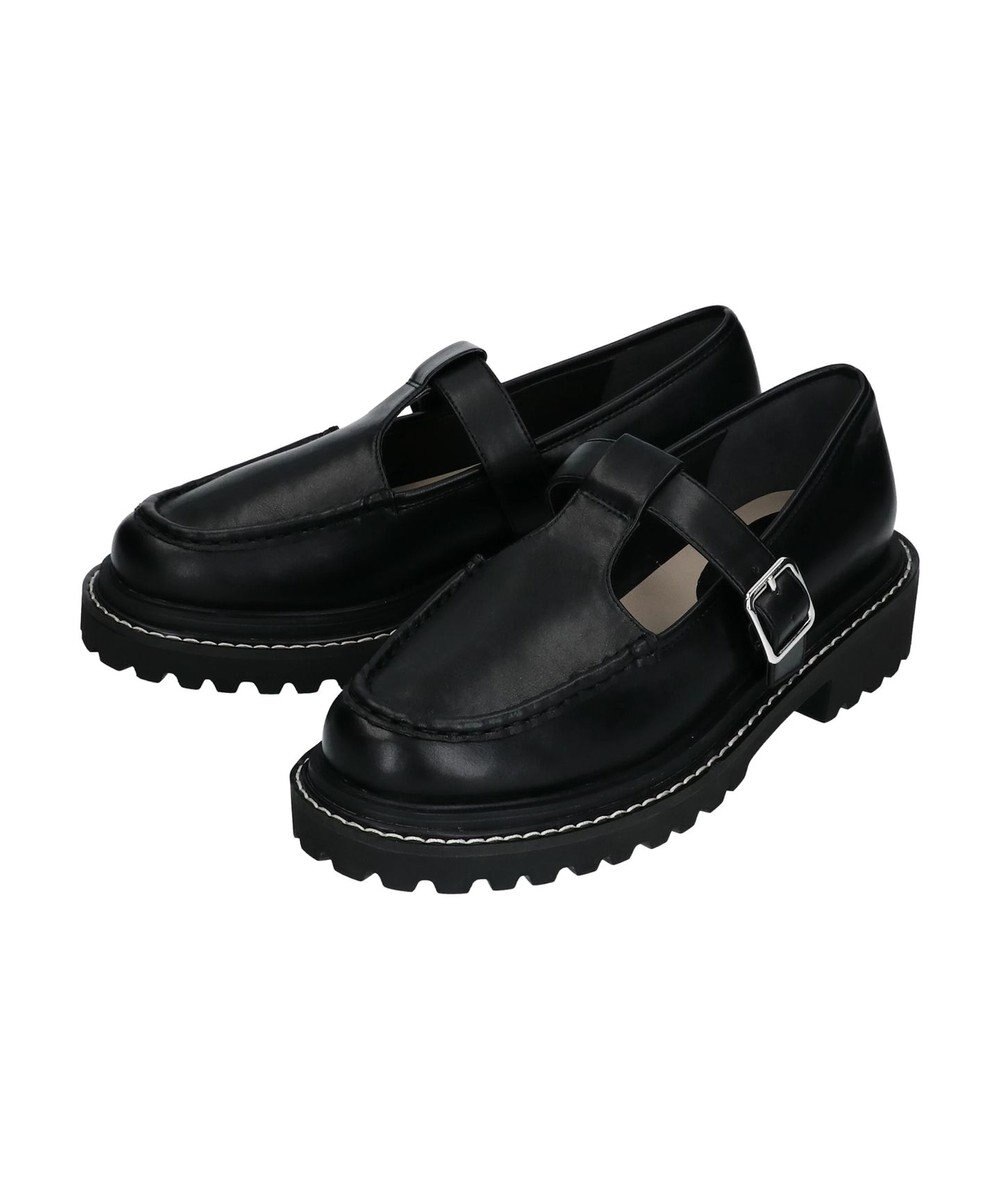 earth music&ecology ＯＲｉｅｎｔａｌＴＲａｆｆｉｃ　Ｔストラップシューズ 