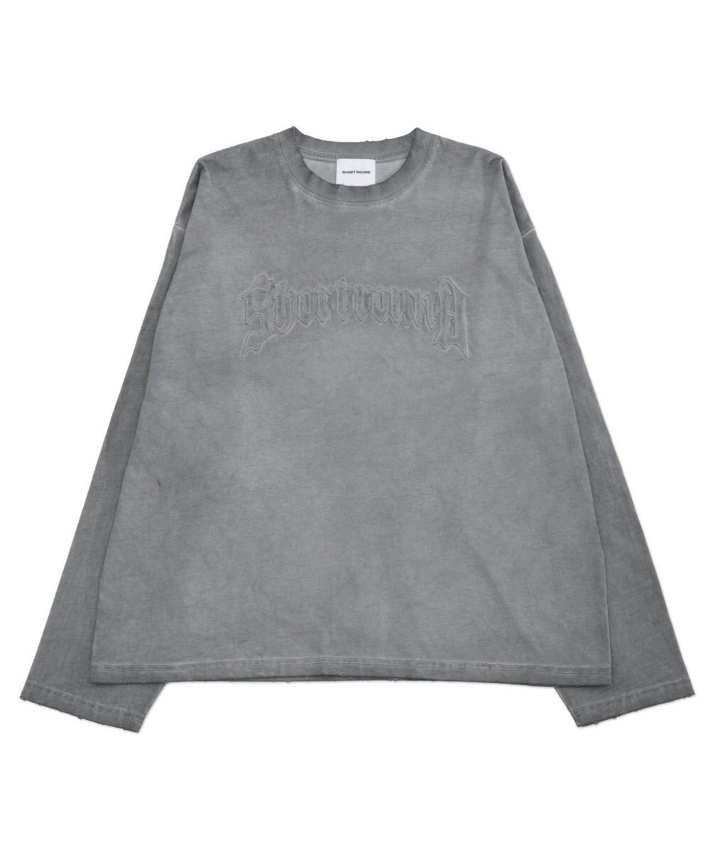 WEGO 【ユニセックス着用ITEM/MLサイズ展開】コールドダイダメージアップリケT（LS） 