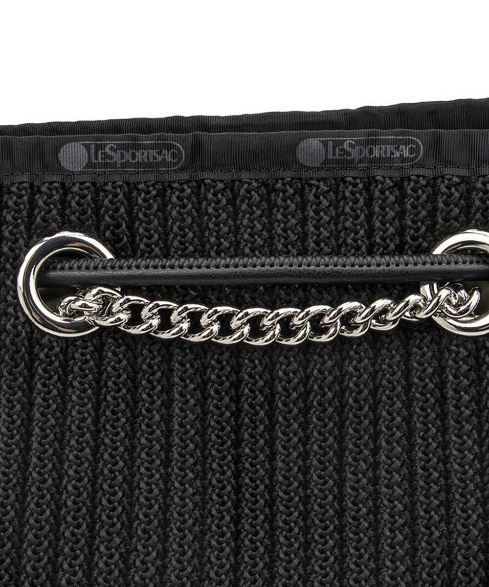 LeSportsac CHAIN CROCHET SM BUCKET/ブラッククロシェ 