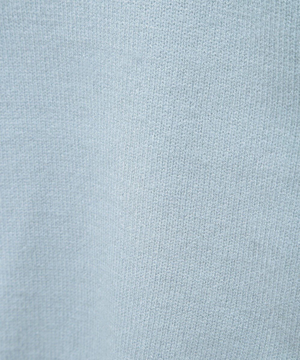 earth music&ecology 配色フリルカラーニットプルオーバー 