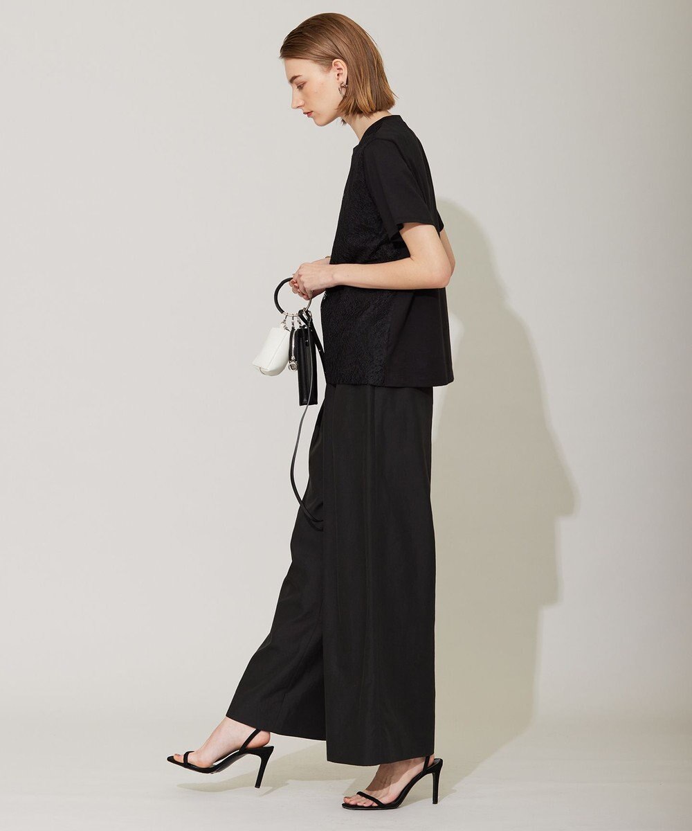 ICB 【洗える】レースコンビジャージー プルオーバー 